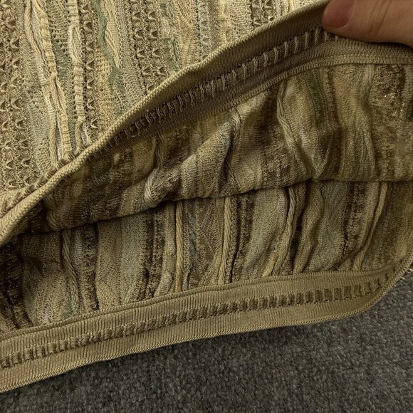 COOGI Australia Lightweight Beige OVERSIZED Sweater Knit Abstract Medium Women - Picture 11 of 16